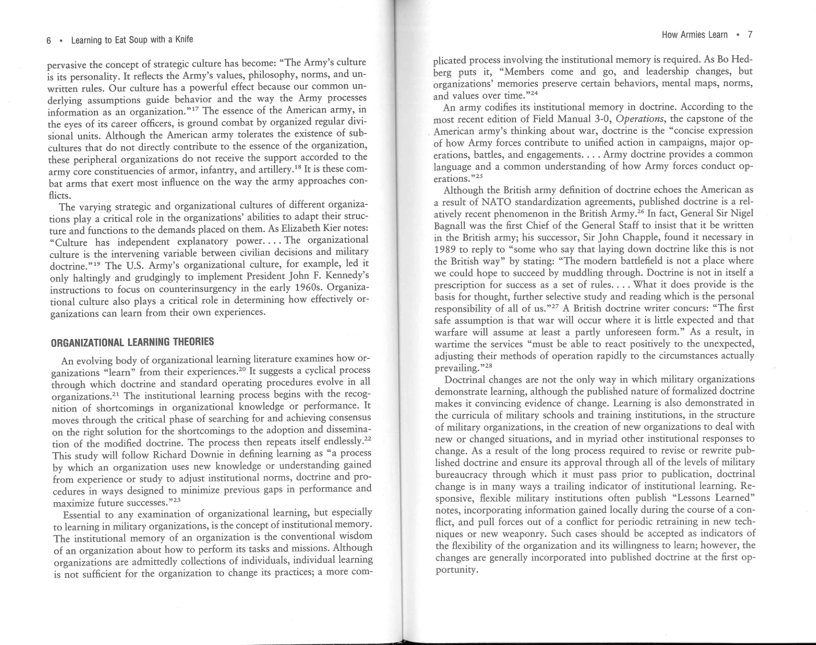 Document page showing comparative analysis